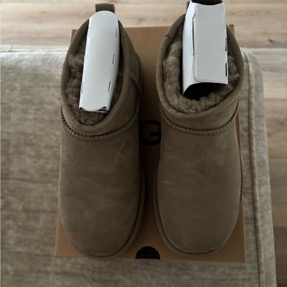 UGG Classic Ultra Mini Tan Boots